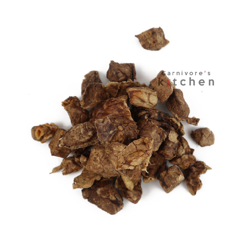 beef lung bites over