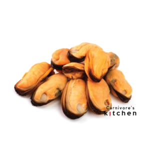 real raw chilean blue mussels